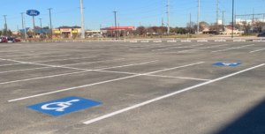 parking lot striping