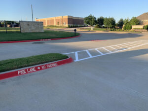 parking lot striping